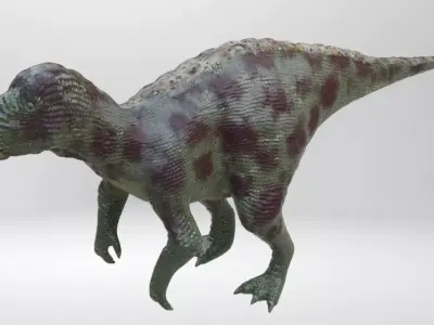 Iguanodon Dinosaur Low-poly 3D model