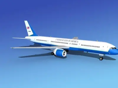 Boeing C-32 US Air Force  3D model