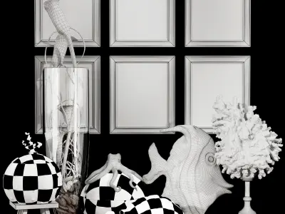 Decor set 46 3D model