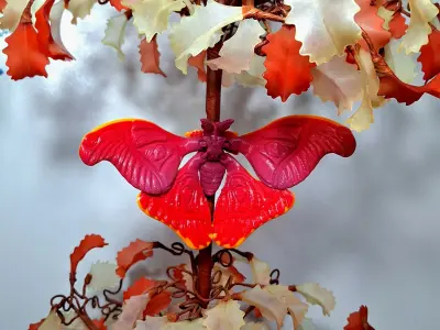 Realistic Atlas moth 3D print model