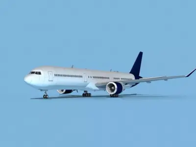 Boeing 767-400 Corporate 2 3D model