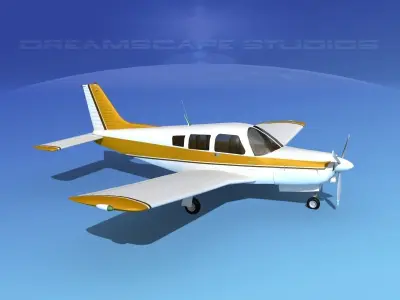 Piper Turbo Arrow 240 V07 3D model
