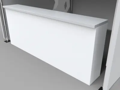 Commercial Tent 3x3 Meters 3D model