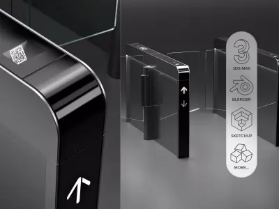 Kone Turnstile 1000 3D model