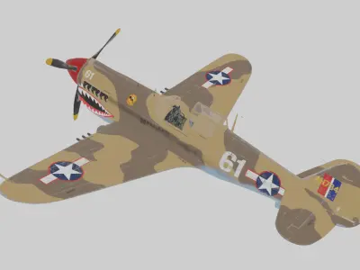 Desert Fully Rigged 3D Environment Game Animation Ready 3D model