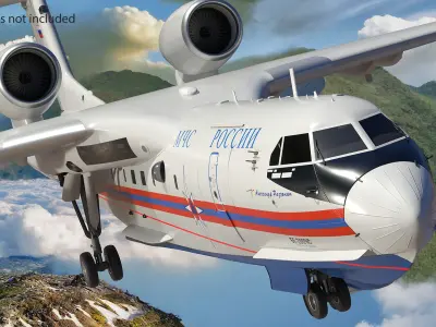 Beriev Be 200 Aircraft 3D model