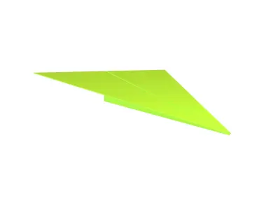 Paper Plane v5 003 Low-poly 3D model
