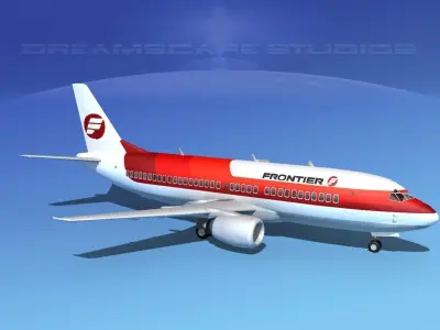 Boeing 737-300 Frontier 1 3D model