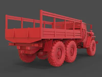 Ural 4320 3D print model