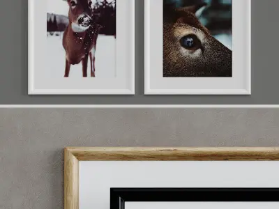 Paintings poster 6 model 3D model