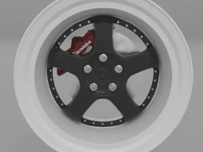 SSR rim 3D model