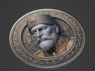 Ottoman Medallion 3D print model