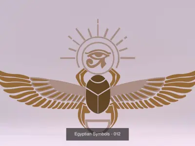 10 Models - Egyptian Symbols - Collection 02 