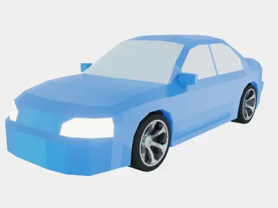 Simple Vehicles Traffic Transport Pack Low-poly 3D model