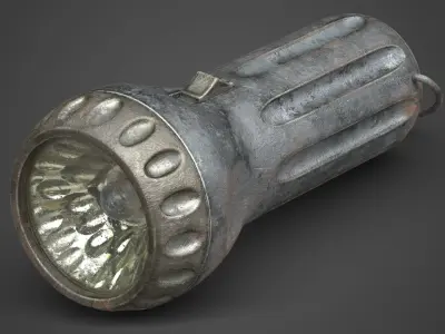 Flashlight 4 Old 3D model