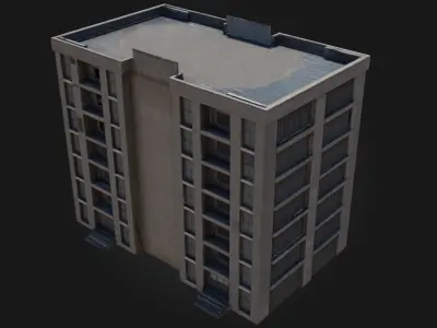 Urban Tower  Contemporary Structure for Modern Cityscapes 3D model