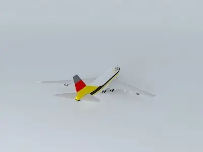 LuftLogik Boeing 747-400f Free 3D model