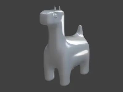 toy dinosaur Low-poly Free low-poly 3D model