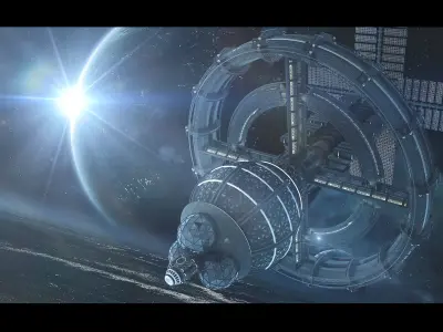 SpaceShip Calypso 3D model