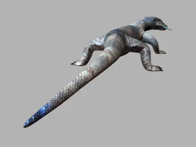 komodo dragon varanus australia animal 3D model