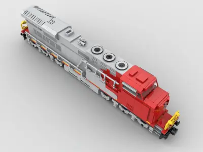 Santa fe Dash 9 3D model