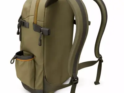 Travel Backpack Daypack Outdoor Hiking Bag 3D model