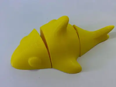 Flexi Fish Articulated Print in Place Free 3D print model