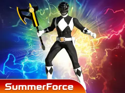 Black Ranger - Mighty Morphin Power Ranger 3D model