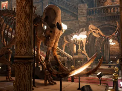 Historical Museum Low-poly 3D model