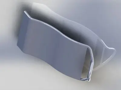 Recumbent Seat Frame Free 3D model