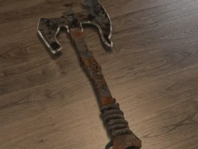 Old Axe 3D model 3D model