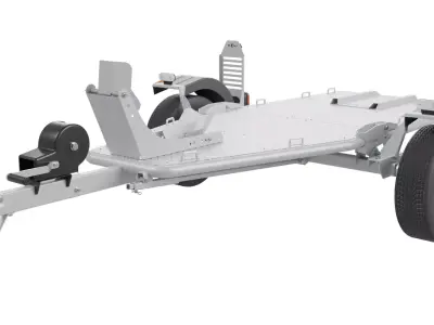 Motorcycles Trailer 3D model