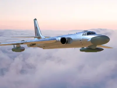 Tu-16 K-10 Badger C 3D model