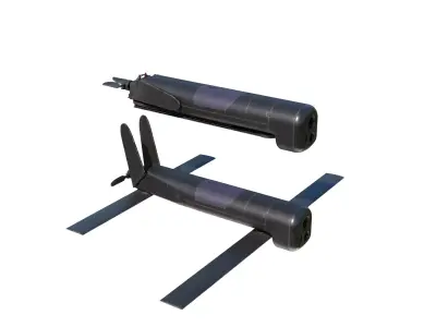 AeroVironment Switchblade 300 Predator Drone Missile 3D model