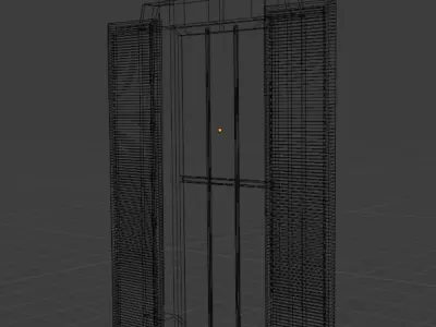 Window with Shutters 3D model