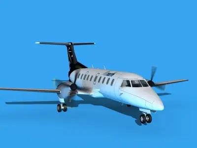 Embraer EMB120 Airnorth Australia 3D model