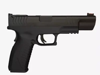 XDM 40 Free low-poly 3D model