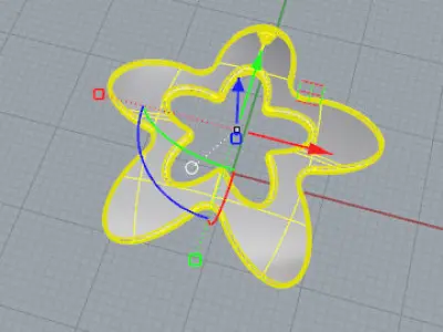 2 Ciondolo Margherita traforata e bombata Free 3D model