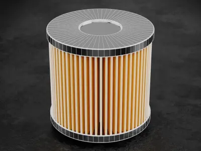 Car Filter Type E 3D model