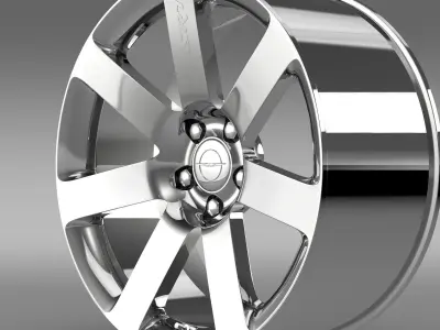 Chrysler 300 SRT8  rim 3D model