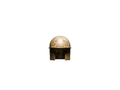 Low Poly Fantasy Helmet Low-poly 3D model