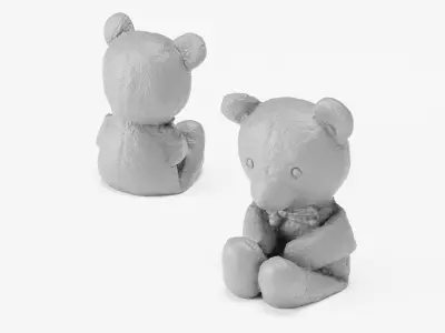 Toys pack - Teddy bears and wooden toys 1-35 3D print model