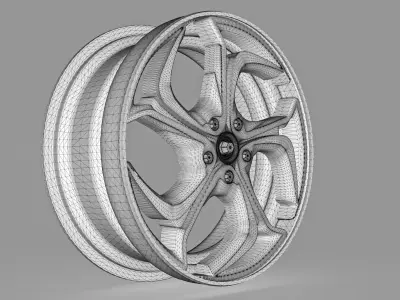 alloy wheel 3D model