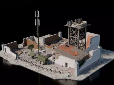 Warzone - Temp Comms Center 3D model