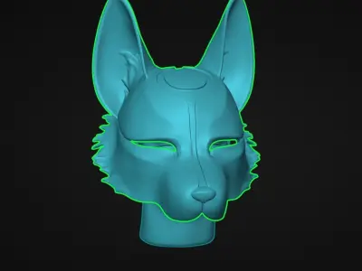 KITSUNE MASK 3D print model