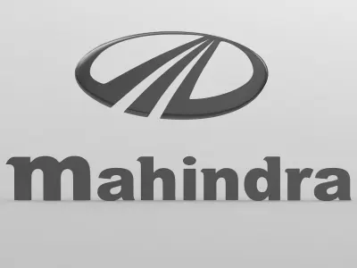 mahindra logo 3D model