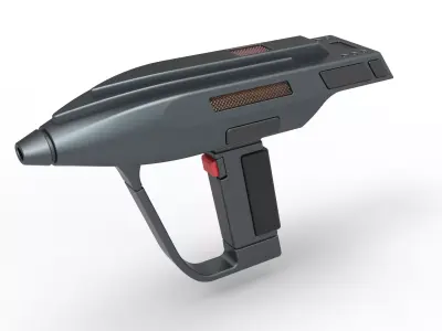 Romulan Phaser pistol from Star Trek The Next Generation 3D model