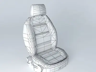 chair boat Free 3D model