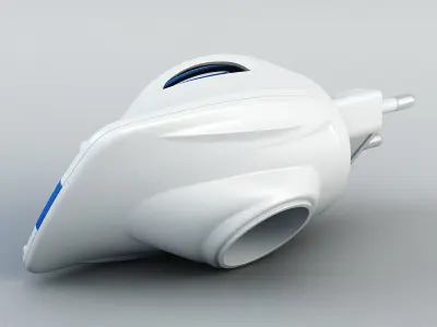 Mosquitall fumigator blue 3D model