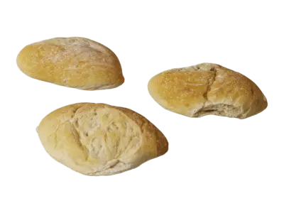  French Bread Rolls Food Model 